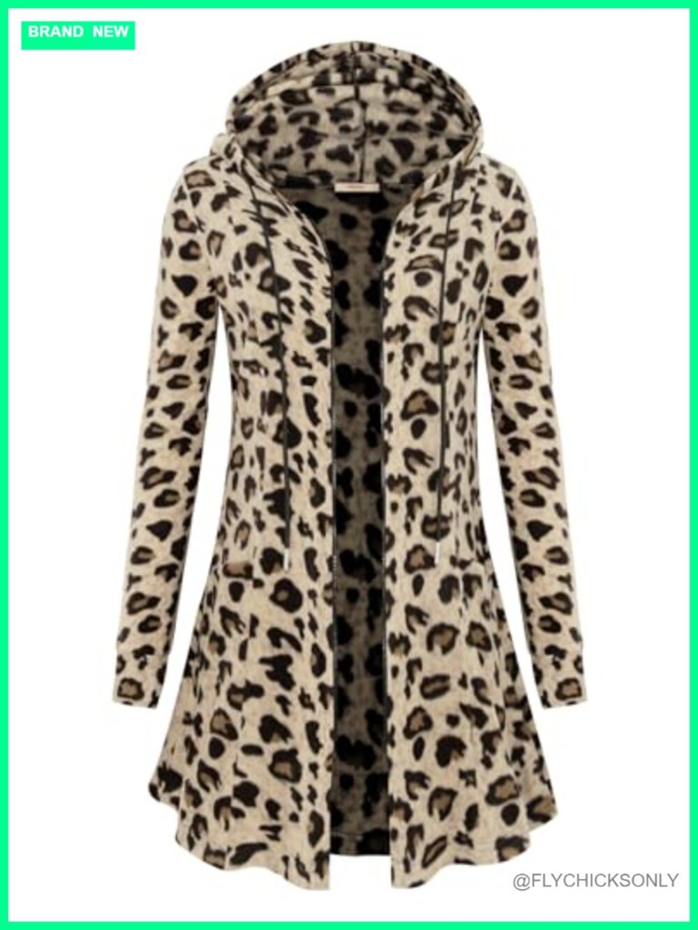 Zip Up Long Hoodie Jacket Lightweight Tunic Sweatshirt Open Front Cardigan